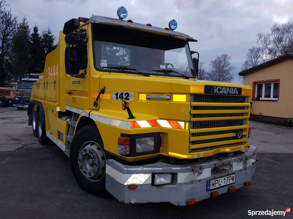 Scania 142 HL Pomoc Drogowa Specjalny Holownik Rok produkcji 1986 Bielsk sprzedam