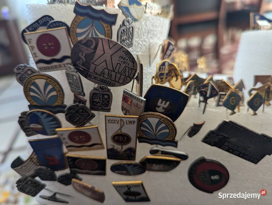 Przypinki okolicznościowe Kołobrzeg sprzedam