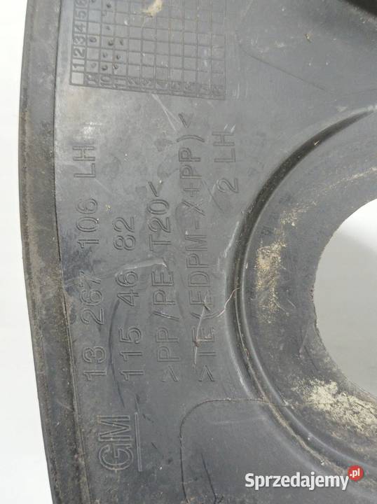 PODSZYBIE DOLNE GÓRNE KPL EU 13271940 Opel Astra Rok produkcji 2011