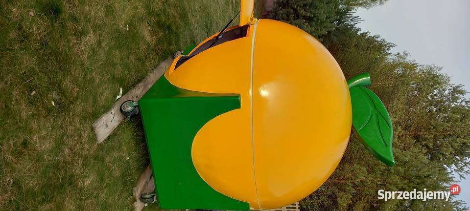 Stoisko handlowe w kształcie POMARAŃCZY Łódź