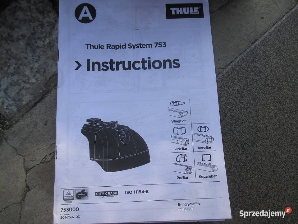 thule 753 rapid system stopy Ząbkowice Śląskie