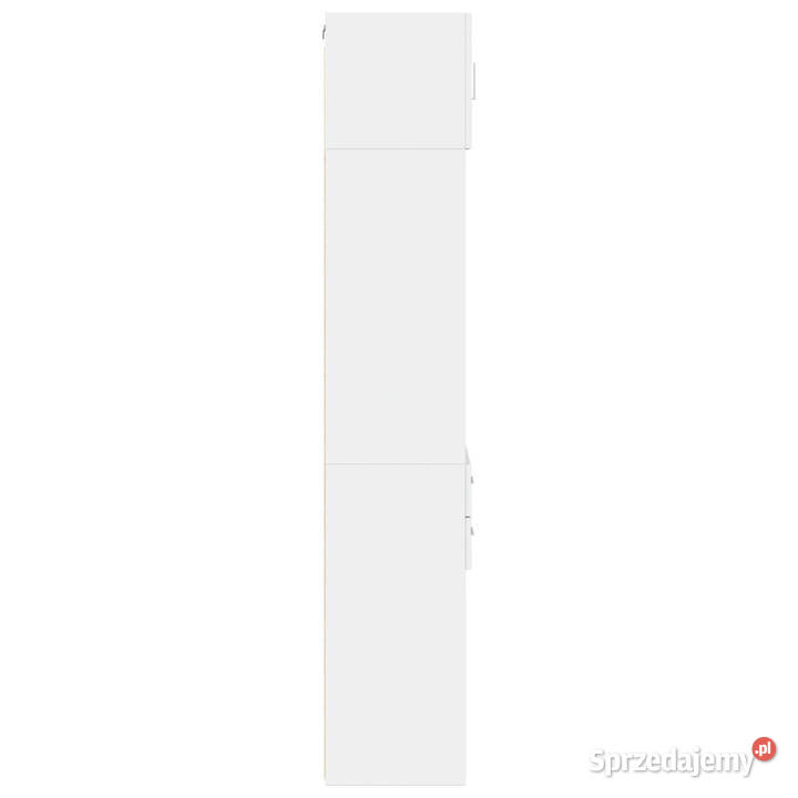 Wąska szafka biała 40x425x225 materiał Warszawa
