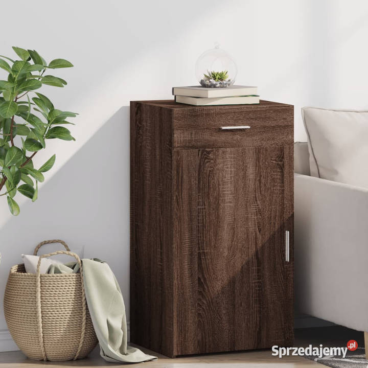 Szafka brązowy dąb 50x425x93 materiał Warszawa