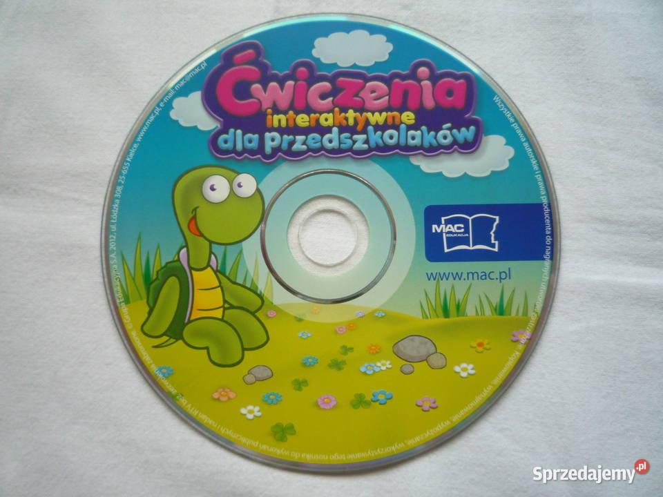 CD Ćwiczenia interaktywne przedszkolaków Mac Szczecin