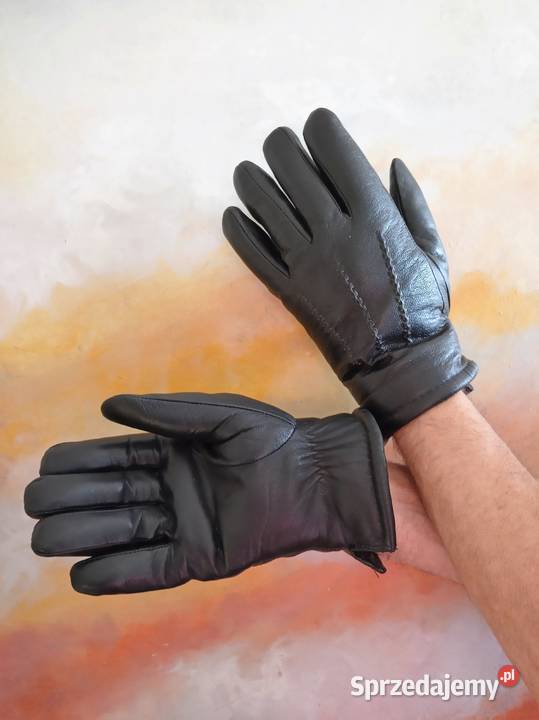 Rękawiczkin męskie skurzane na futerku Dla mężczyzn Warszawa