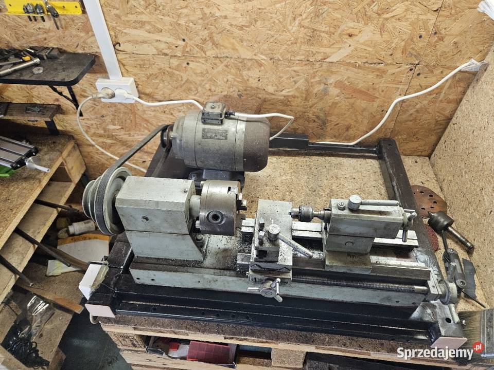 Tokarka uniwersalna do metalu Warsztatowa Mini śląskie Paniówki