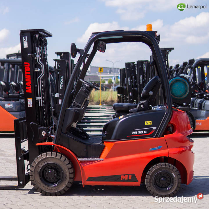 Wózek widłowy Manitou Mi 18 G 47m gaz triplex Wózki widłowe Zator