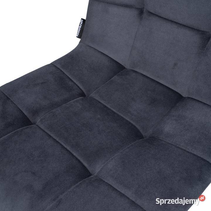 Zestaw 2 krzesło tapicerowane welurowe do salonu Poznań