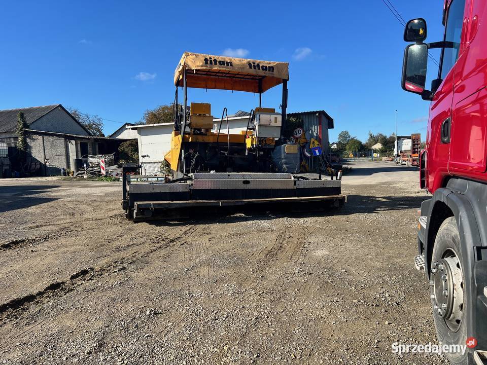 Układarka Asfaltu TITAN 225 EPM Rok produkcji 2010 Ciecierzyn sprzedam