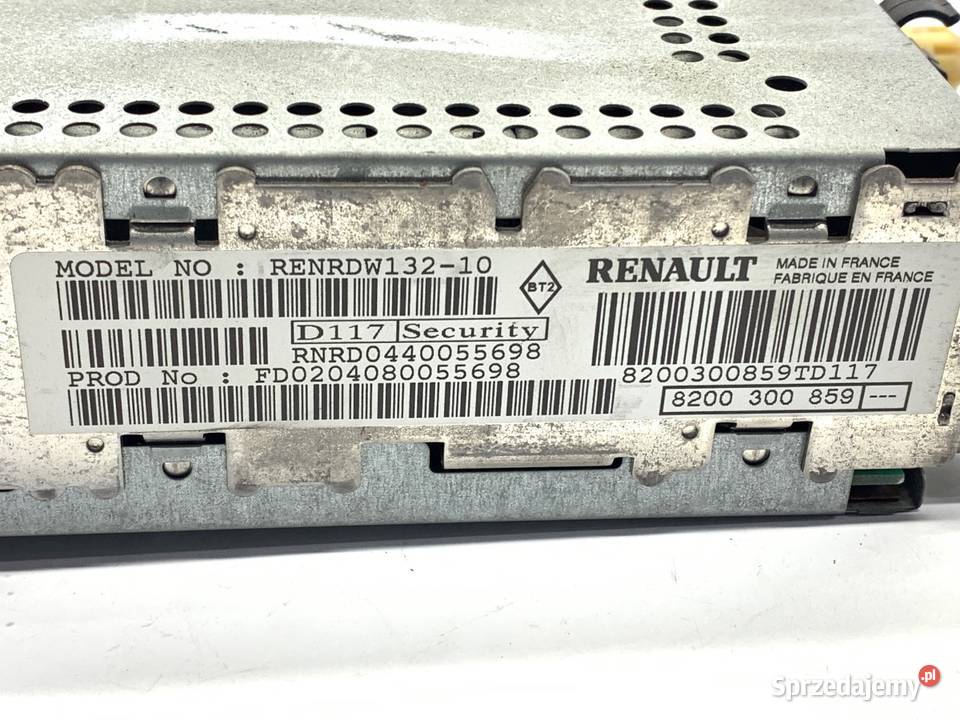RADIO RENAULT SCNIC II 8200300859 0310 sprzedam