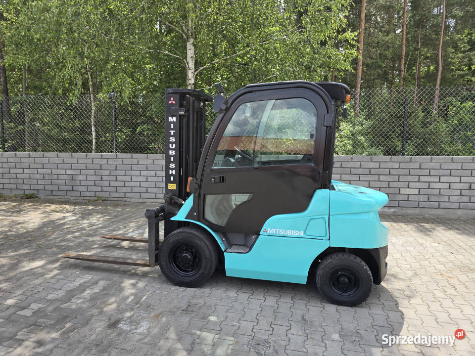 Wózek widłowy MITSUBISHI FD25N 25 t 33 m diesel Klewki sprzedam