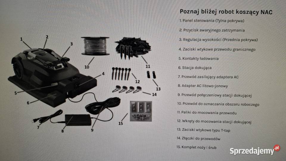 Robot koszący NAC RLM1500G3APPTX
