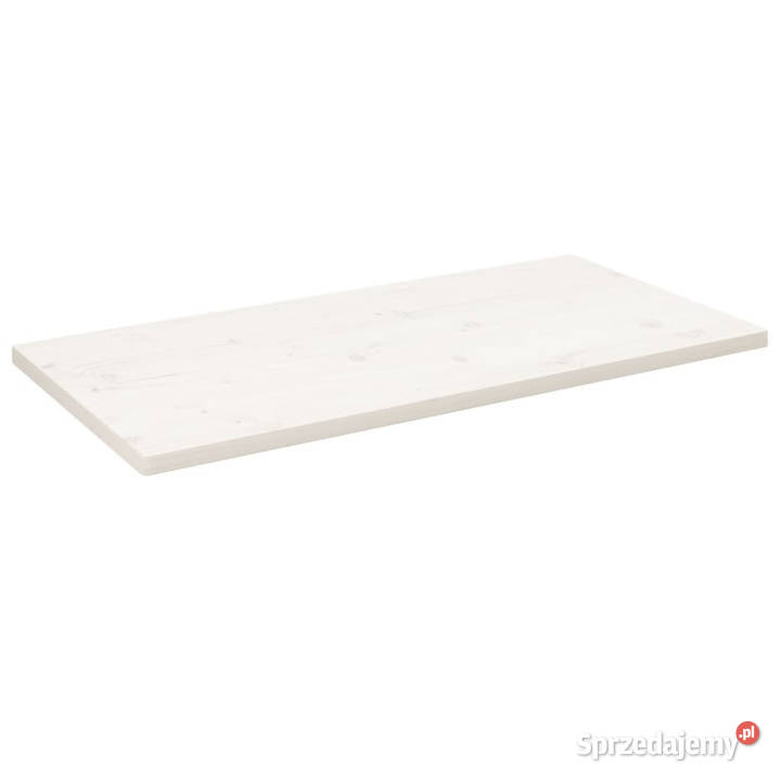 Blat stołu biały 100x50x25 lite drewno sosnowe Warszawa