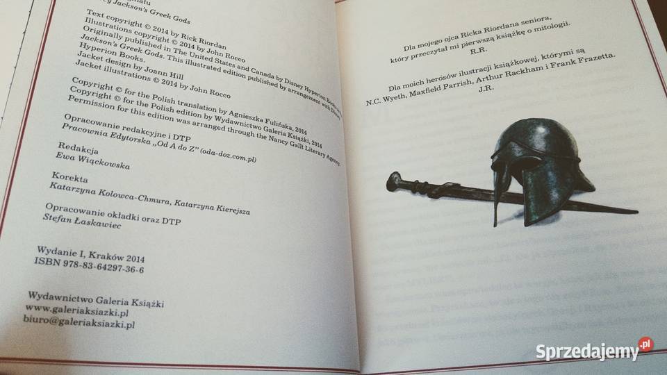 Greccy Bogowie według Percyego Jacksona Rick ISBN 9788364297366