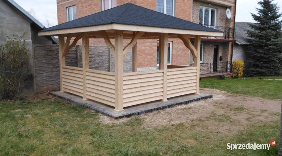 Altana wiata garaż taras meble ogrodowe Altany i wiaty świętokrzyskie Nowa Słupia