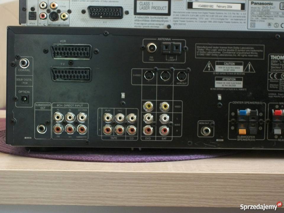 amplituner thomson dpl 550 htdvd panasonic Lublin