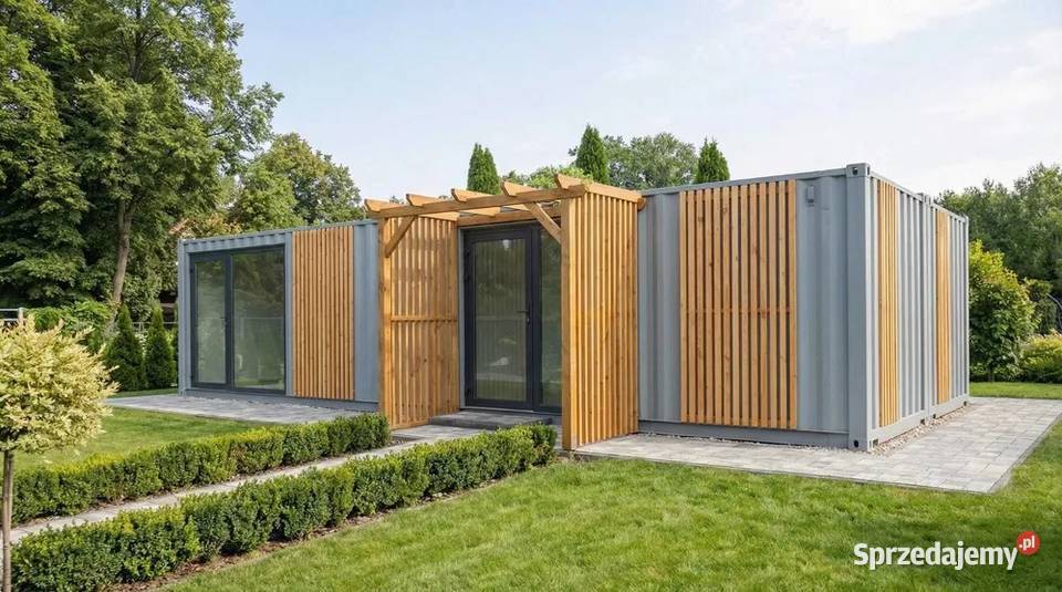 Dom modułowy z kontenerów morskich 60m2 Warszawa