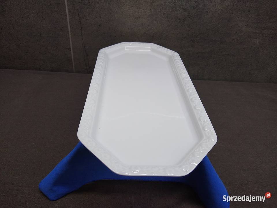 Rosenthal Biała Maria patera królewska 36 Porcelana i szkło Kalisz