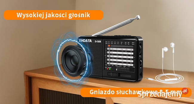 Superczułe Radio globalne światowe XHDATA z Warszawa
