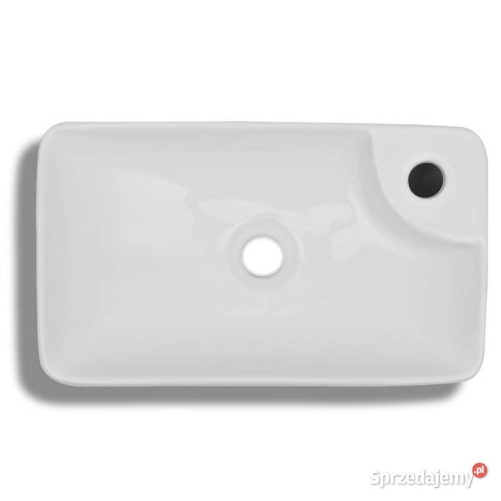 vidaXL Ceramiczna umywalka z otworem 141934 Warszawa