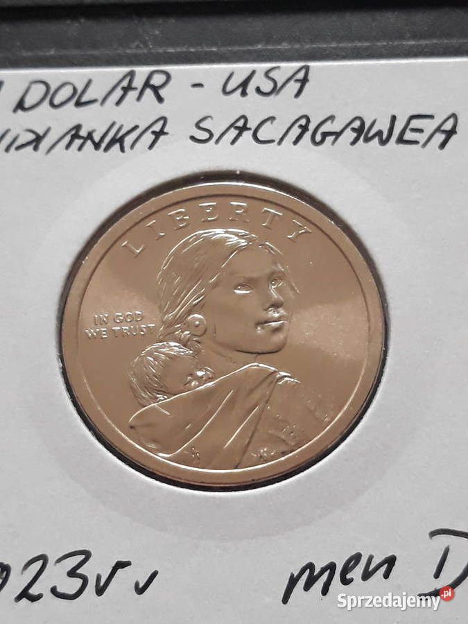 1 Dolar USA Indianka Sacagawea 2023 r Konin