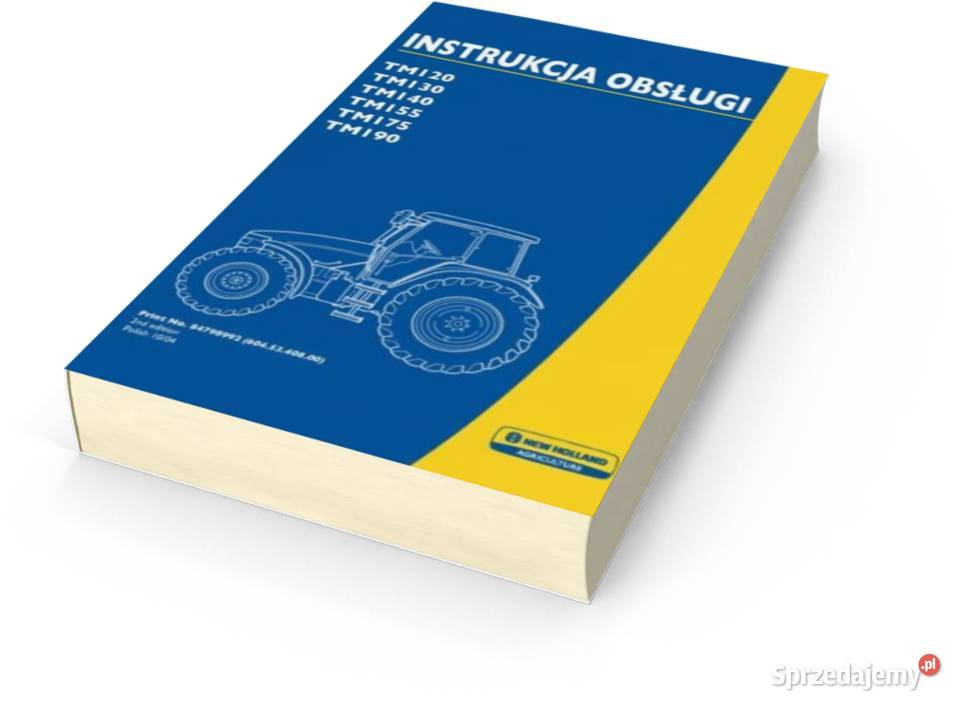 Instrukcja obsługi Holland kombajn TF42 TF44