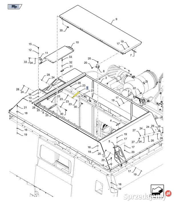Siłownik gazowy pokrywy zbiornika Holland Białystok sprzedam