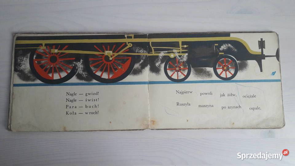 Książka bajka Lokomotywa 1950r Głuchołazy
