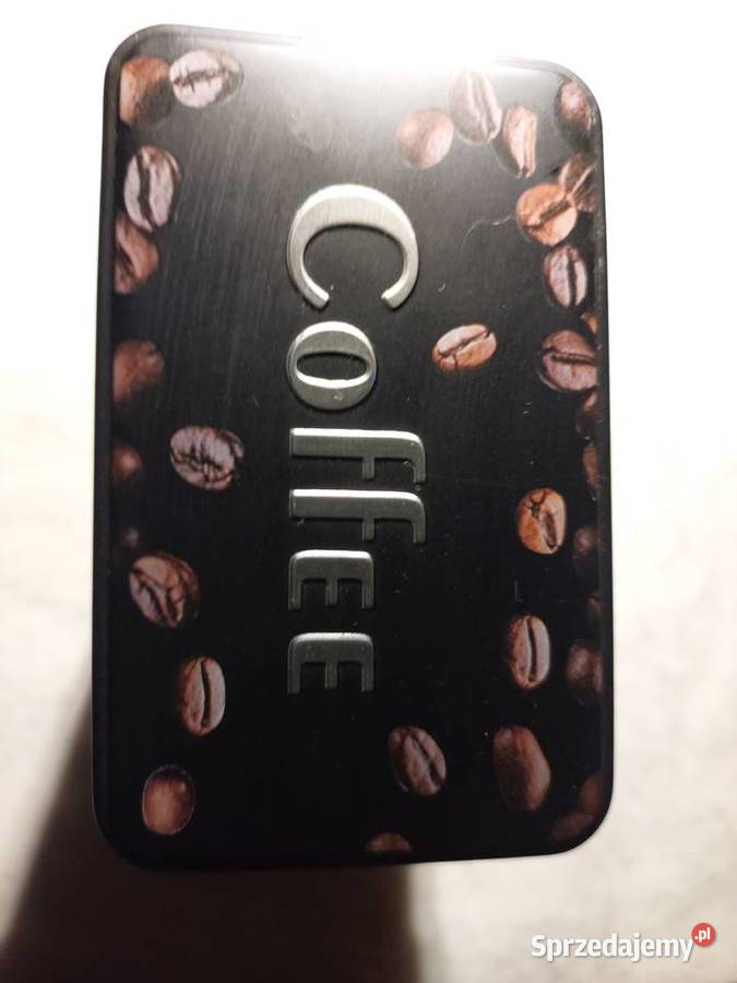 Puszka na kawę metalowa Nowa Wyposażenie wnętrz