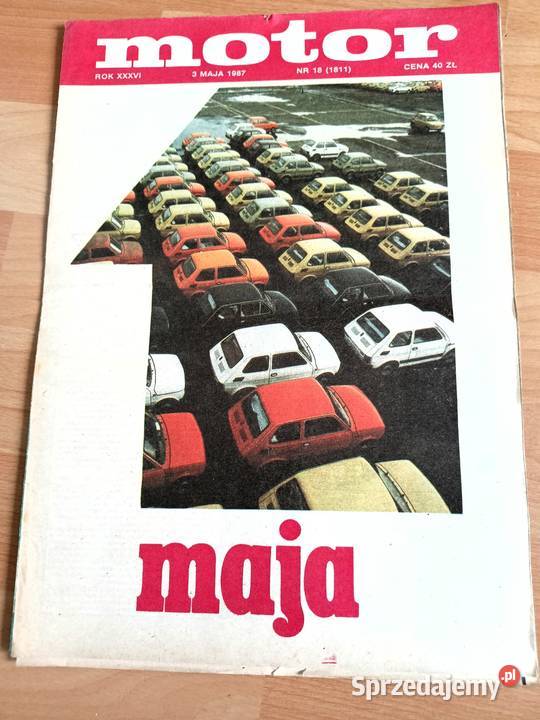 Czasopismo Motor z 3 maja 1987 Roku 18 podkarpackie Tarnobrzeg