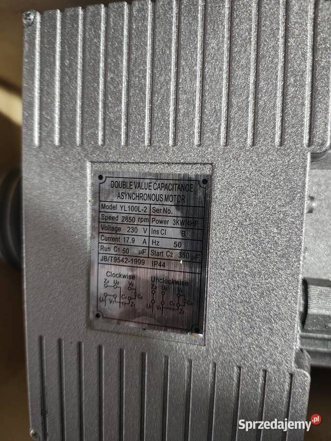 Silnik elektryczny jedno fazowy 3kw 2850r lubelskie Lipiny Dolne