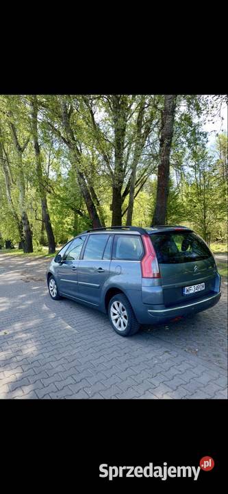 Citroen C4 Grand Picasso lift 7 osob automat mazowieckie Warszawa