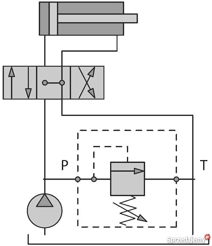Zawór hydrauliczny przelewowy VMP 12 z regulacją