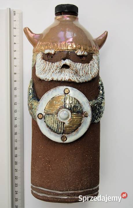 Wiking ozdobna butelka ceramiczna Marga lubelskie Lublin sprzedam