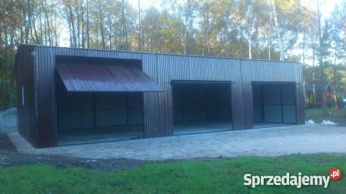 Garaż Blaszany Garaże 12x8 Profil Zamknięty Okna śląskie Będzin sprzedam
