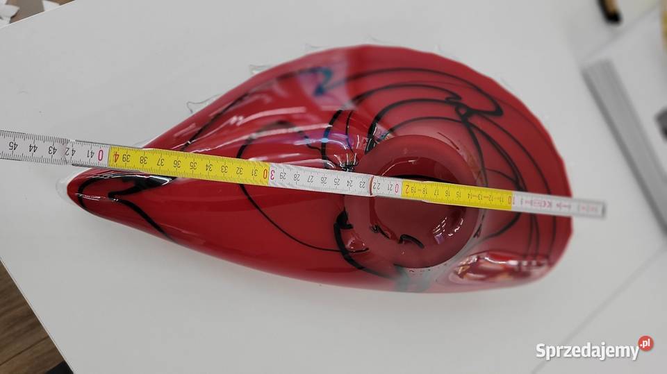 Duża muszla szkło Ciechanowiec