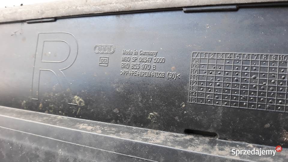 AUDI Q5 8R0 SLINE LISTWA DRZWI PRAWA TYŁ PRAWY Karoseria Zatom Stary sprzedam