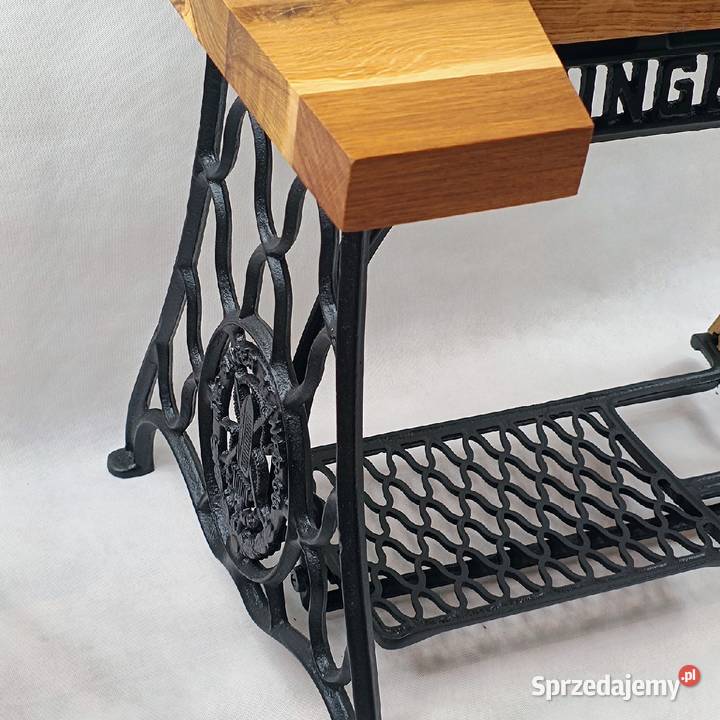 Stolik z maszyny do szycia Kuśnierskiej blat łódzkie