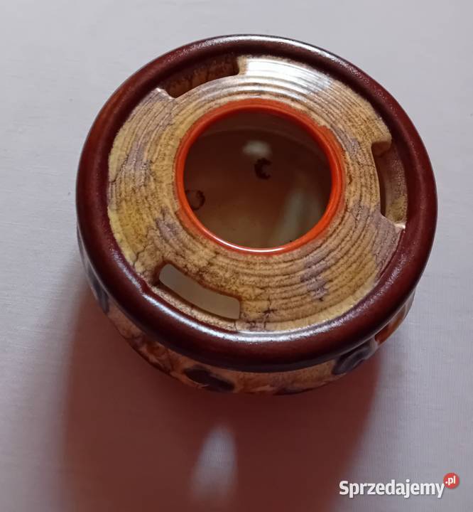 Ceramiczny podgrzewacz Grafenroda sygnatura z Koźminek