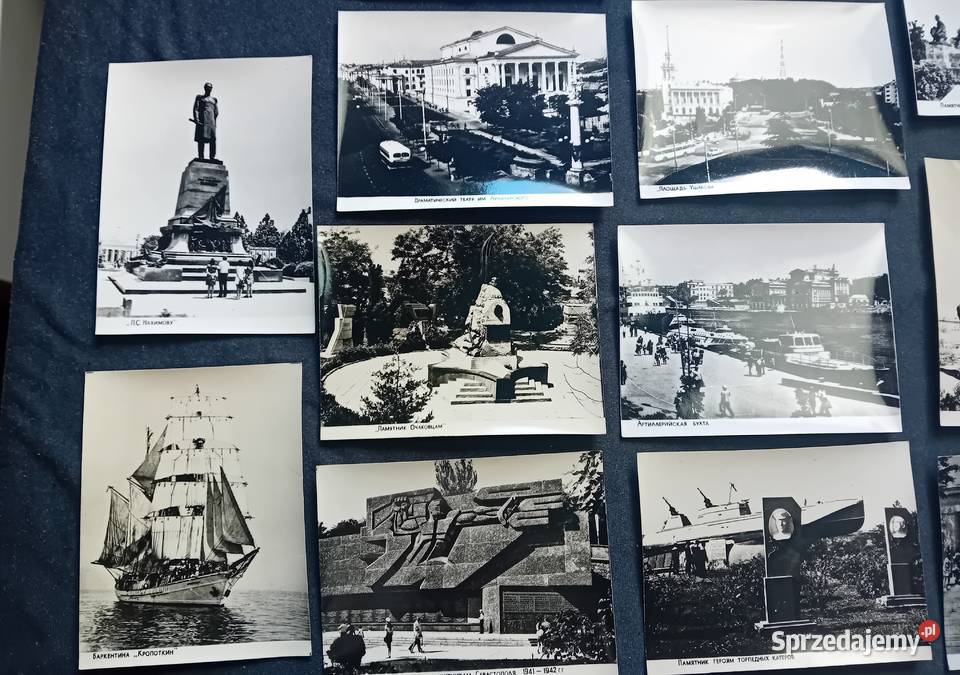 Zestaw 18 czarnobiałch fotografii Krym Koźminek sprzedam