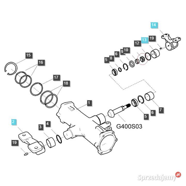 Nakrętka HEX TRG970 LS Tractor 40009935 podkarpackie Tajęcina sprzedam
