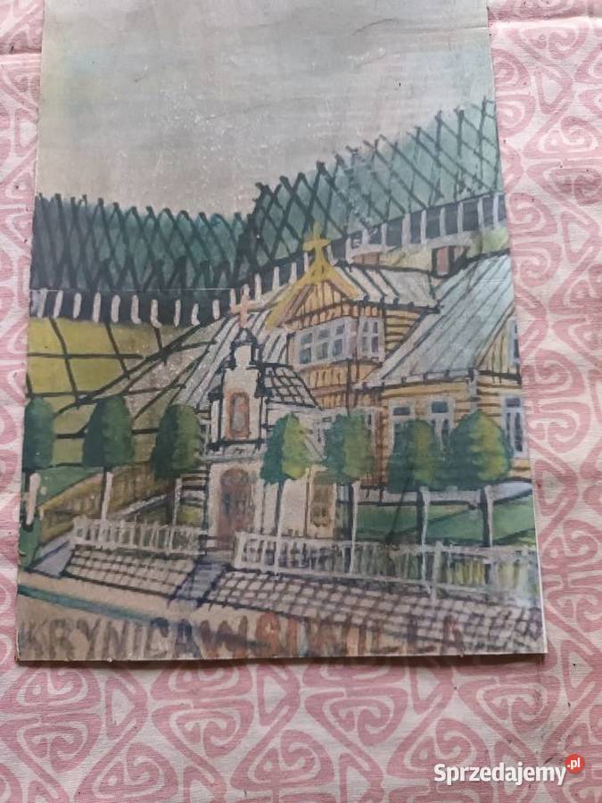 Stara akwarela Malbork