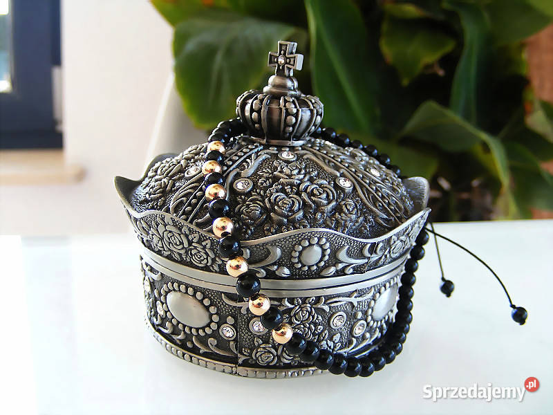 Bransoletka męska 7 grzechów 18k złoto turmalin Aleksandrów Łódzki