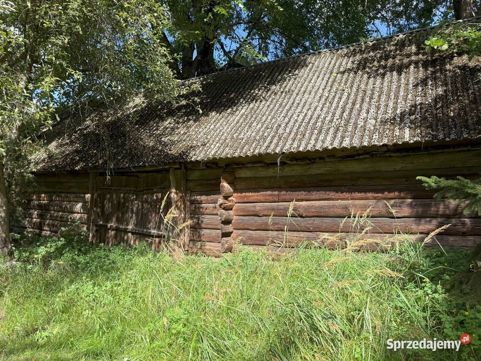 Stodola drewniana z bali do rorbiorki lubelskie Wola Duża