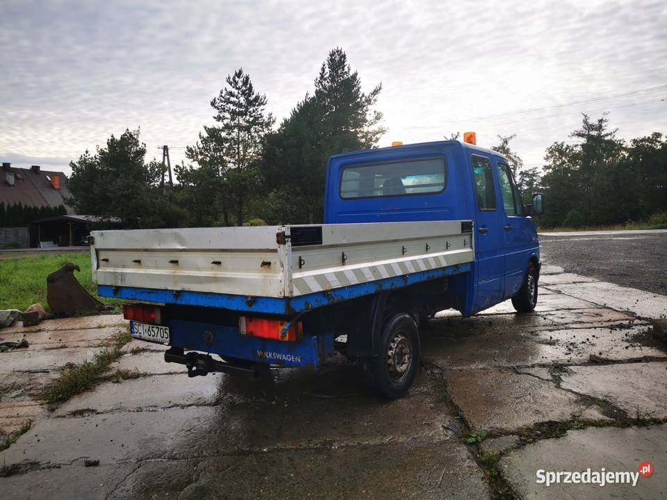 VW LT 35 Dopelkabina Doka Pick up 6 osób Paka nieuszkodzony Samochody dostawcze Cieszyn