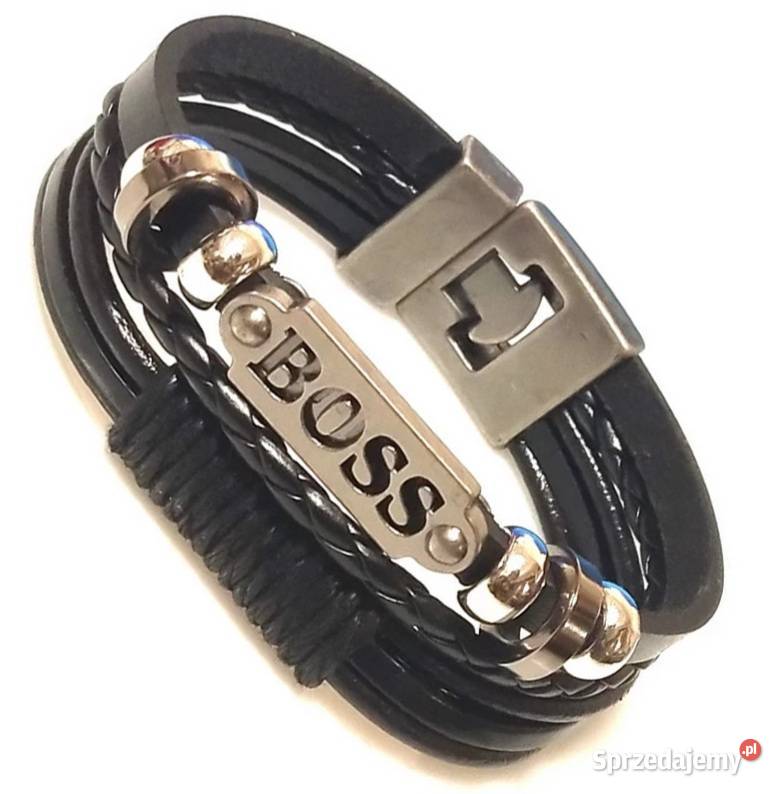 Hurt bransoletki męskie skórzane Hugo Boss małopolskie Trzebinia sprzedam