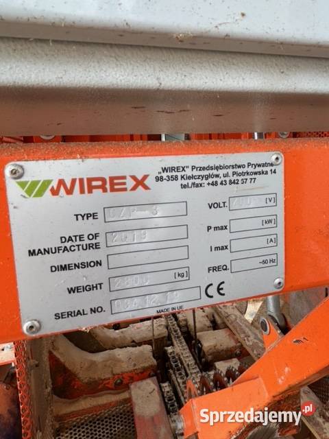 Trak trójpiłowy Wirex CZP3 pomorskie