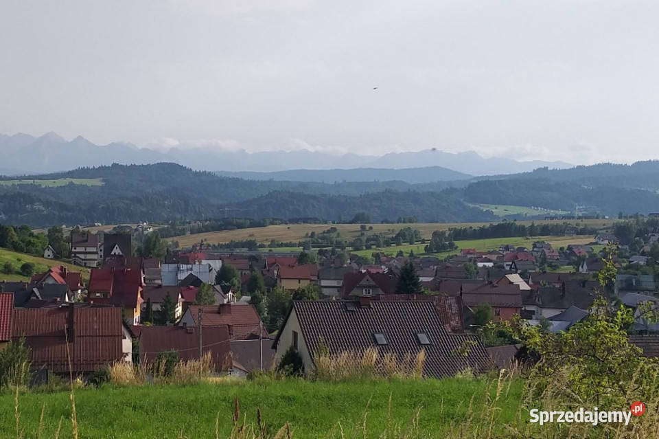 Działka budowlana z panoramicznym widokiem na małopolskie Kluszkowce