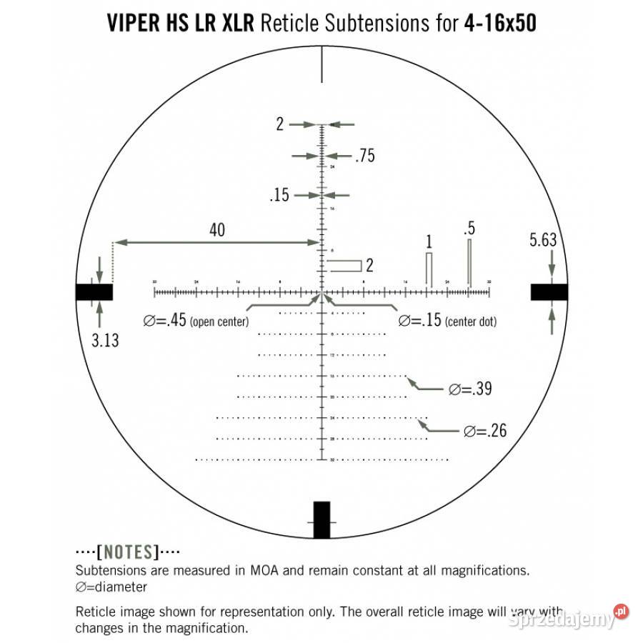 Luneta celownicza Vortex Viper HS LR 416x50 30 Trzcianka