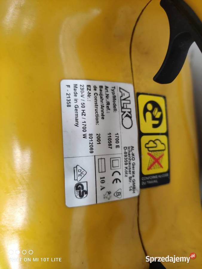 Dmuchawa odkurzacz Alko Hurricane lubuskie Żary